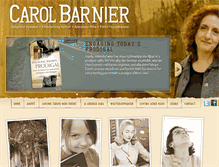 Tablet Screenshot of carolbarnier.com